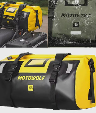 Waterdichte Motorfiets Bagagedragertas - 20/40/66L - Outdoor & Reis