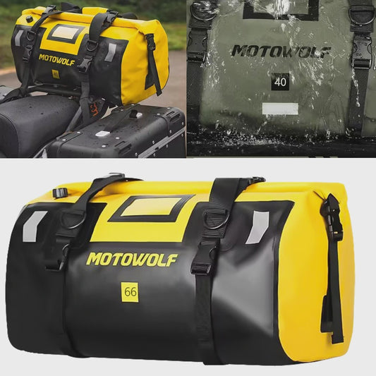 Waterdichte Motorfiets Bagagedragertas - 20/40/66L - Outdoor & Reis