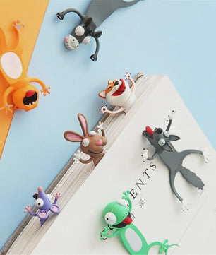 Grappige 3D Boekenlegger Dieren - Leuke Leestekens voor Boekenwurmen