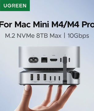 UGREEN Docking Station & M.2 NVMe SSD Enclosure voor Mac Mini M4