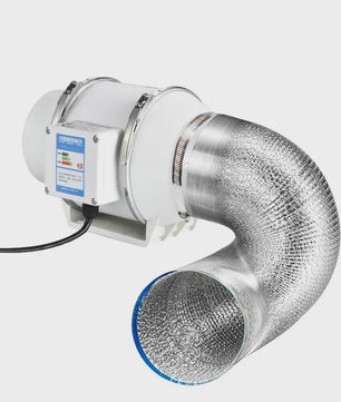 Inline Duct Ventilator 4, 5, 6, 8 Inch - 220V Afzuigventilator voor Keuken, Toilet & Ruimteventilatie