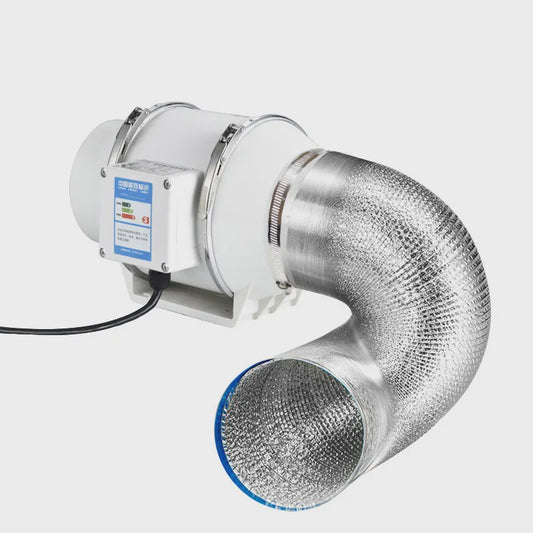 Inline Duct Ventilator 4, 5, 6, 8 Inch - 220V Afzuigventilator voor Keuken, Toilet & Ruimteventilatie