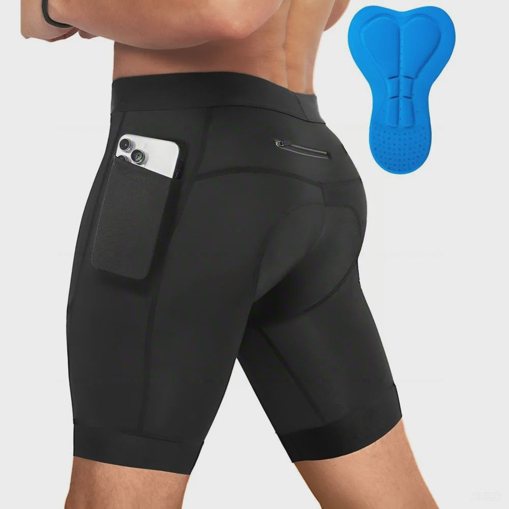 Heren Fietsbroek Performance met 3D Pad - Ademend, Sneldrogend, 3 Zakken