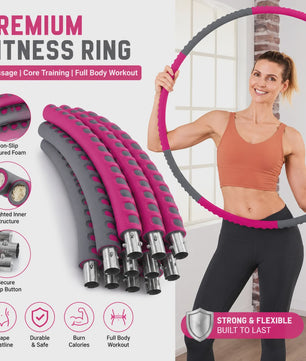 Verstelbare Fitness Ring met Massage Foam - Full Body Workout & Core Training