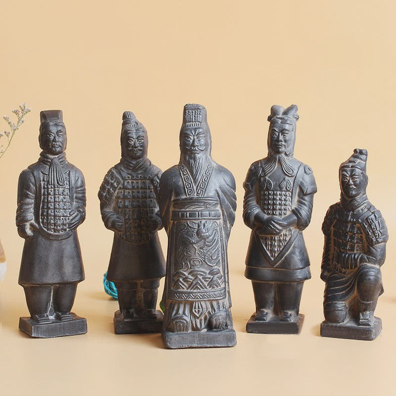 Terracotta Soldaat Beeldje - Qin Dynastie Stijl Woondecoratie Ambacht