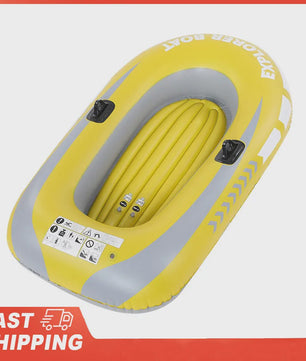 Opblaasbare Kano voor 2 Personen - PVC Roeiboot voor Vissen, Driften & Duiken