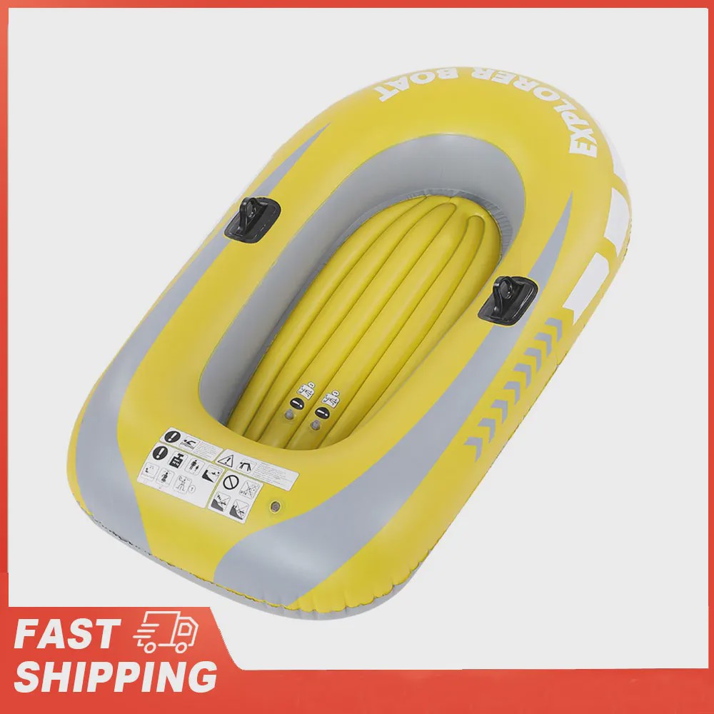 Opblaasbare Kano voor 2 Personen - PVC Roeiboot voor Vissen, Driften & Duiken