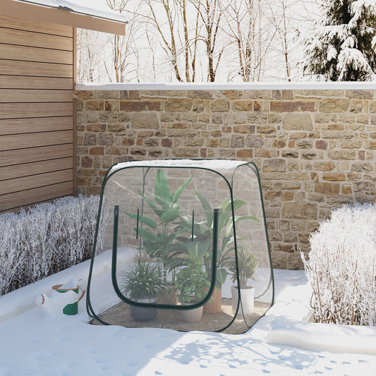 Pop-Up Mini Kas voor Planten - Bescherming tegen Vorst & Weer - Buiten & Binnen