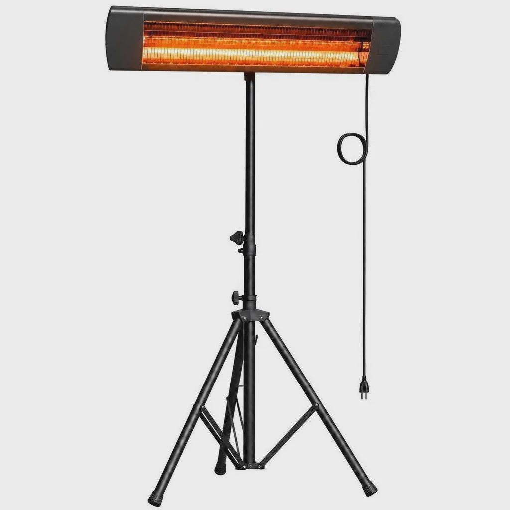 Waterdichte Buitenstraler 2500W met Carbon Fiber, Statief, Afstandsbediening & Kantelbeveiliging