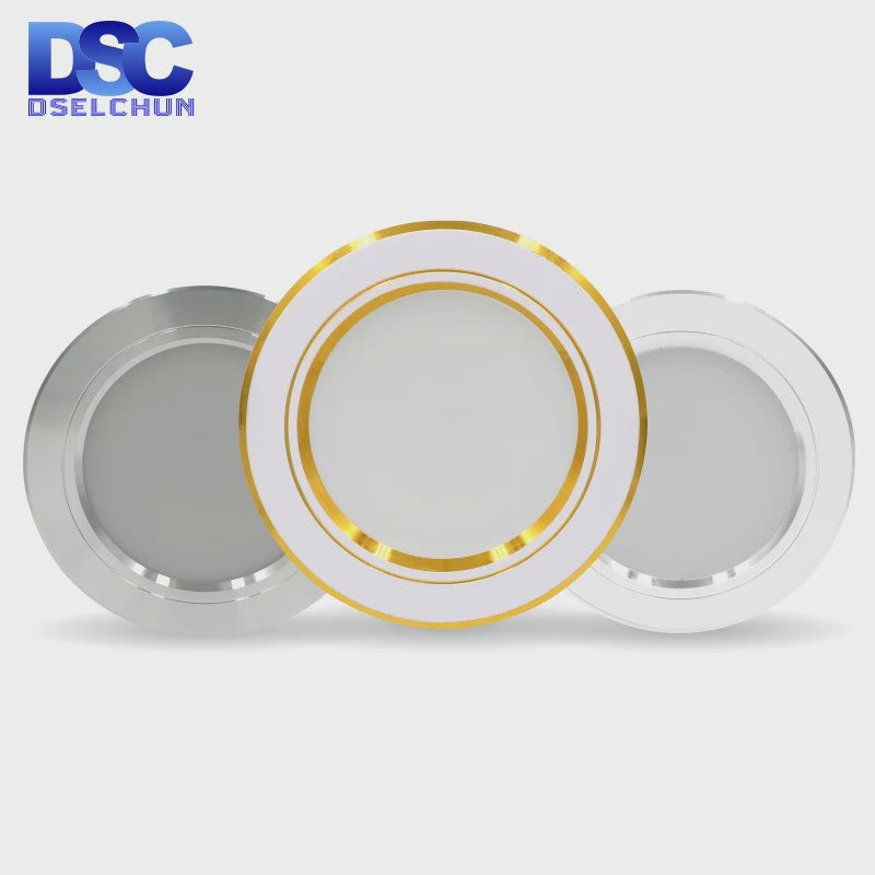 Ronde LED Downlight Inbouwspots 5W-18W - Warm Wit & Koel Wit - Aluminium