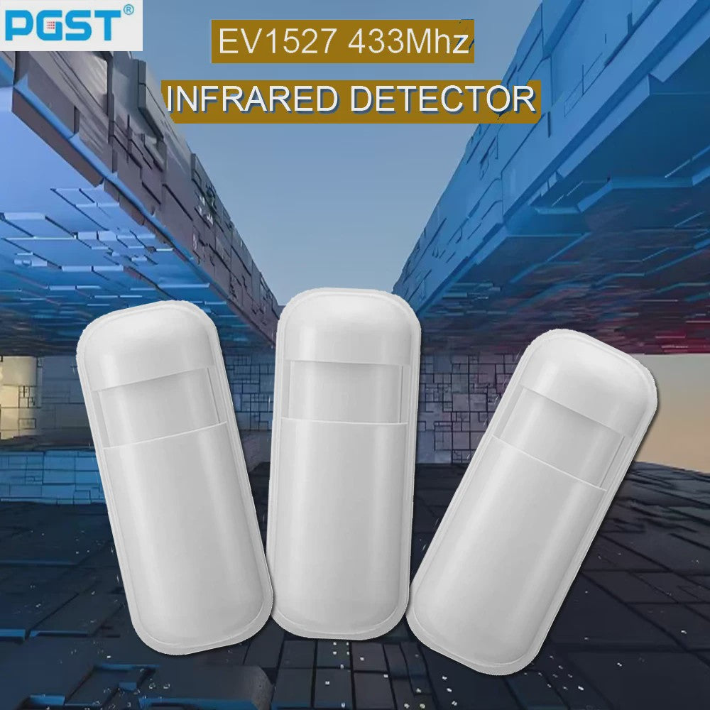 Draadloze PIR Infrarood Bewegingsmelder 433MHz voor GSM/WiFi Alarmsysteem