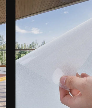 Raamfolie Privacy Matglas - Zelfklevend & Herbruikbaar voor Huis en Kantoor