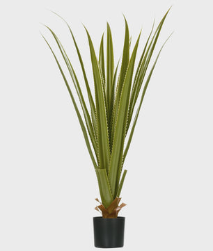HOMCOM Kunstplant Agave 90 cm Hoog - Realistische Kunstplant voor Binnen en Buiten