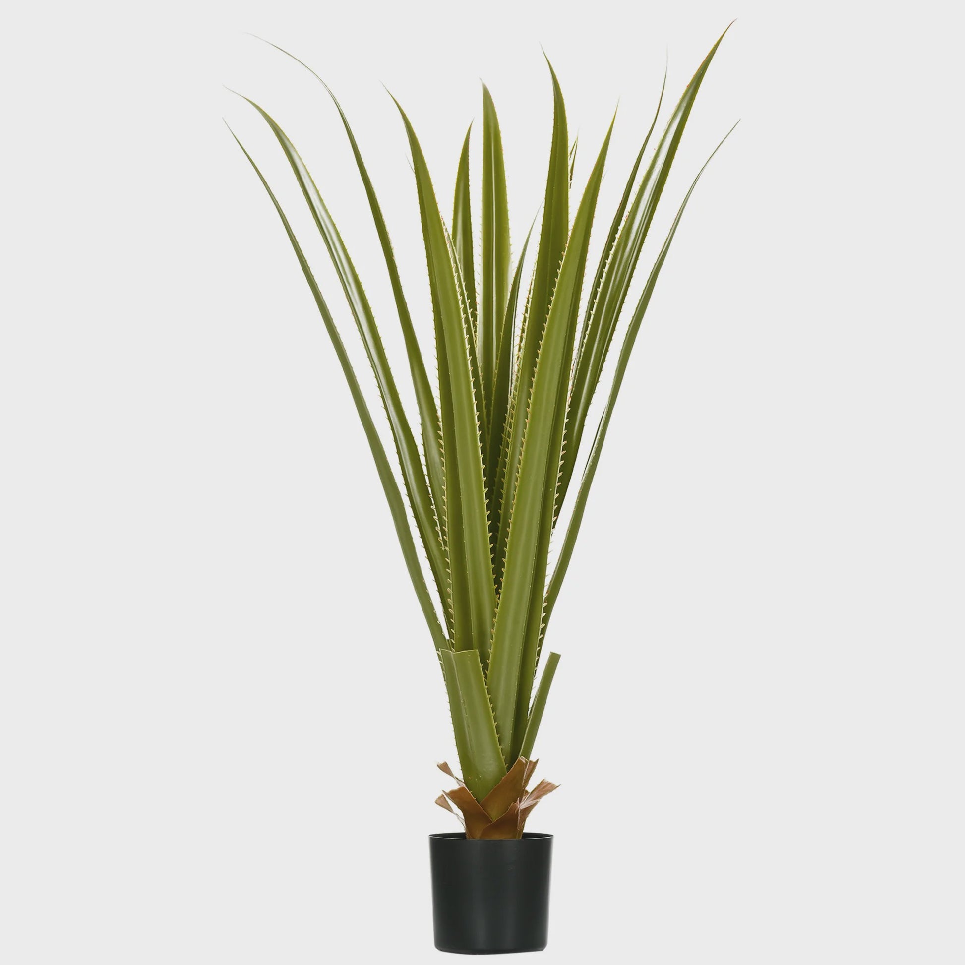 HOMCOM Kunstplant Agave 90 cm Hoog - Realistische Kunstplant voor Binnen en Buiten