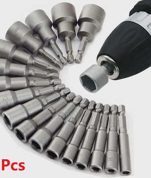 9-delige Dopmoer Sleuf Bit Set 5mm-13mm - Schroevendraaier & Sleutel Gereedschap