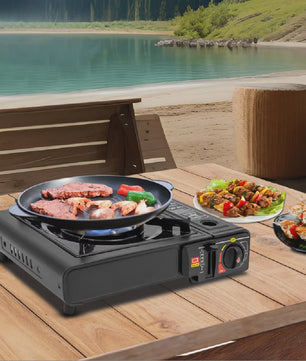 Lichtgewicht Outdoor Houtskool BBQ Grill (1.3kg) - Makkelijk Reinigen, Demontabel, Veilig voor Camping & Buiten Koken