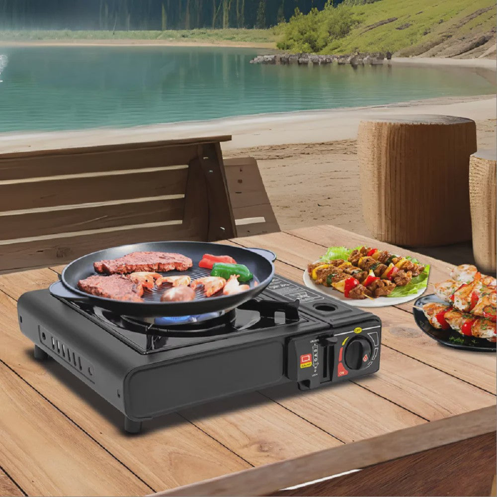 Lichtgewicht Outdoor Houtskool BBQ Grill (1.3kg) - Makkelijk Reinigen, Demontabel, Veilig voor Camping & Buiten Koken