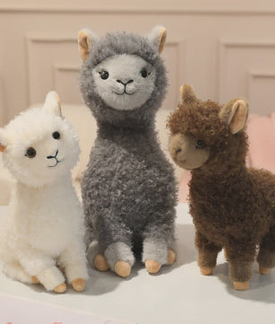 Zachte Pluche Alpaca Knuffel - Schattig Staan Alpacasso Speelgoed voor Kinderen & Meisjes