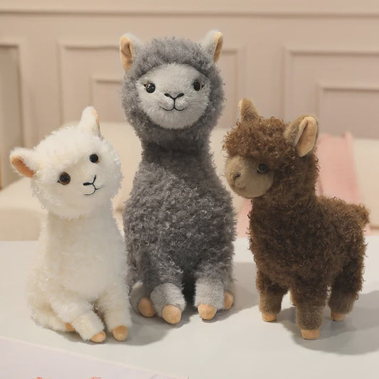 Zachte Pluche Alpaca Knuffel - Schattig Staan Alpacasso Speelgoed voor Kinderen & Meisjes