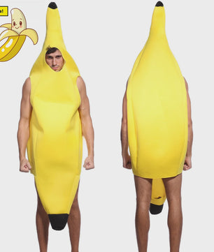 Grappig Bananen Kostuum voor Volwassenen - Perfect voor Feestjes, Carnaval & Halloween