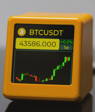 GeekMagic PRO Crypto & Stock Tracker: Real-time Prijzen, Tijd & Weer Display