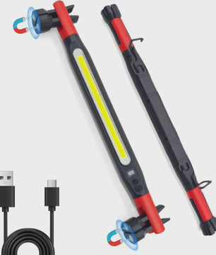 Oplaadbare LED Werkplaat Lamp met Magneet & Haken - Ideaal voor Auto Reparatie