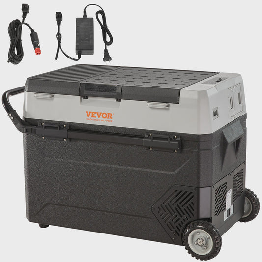 Draagbare Dubbel Zone Koel-Vriesbox 38L/40QT - 12V Auto Koelkast met Verstelbare Temperatuur