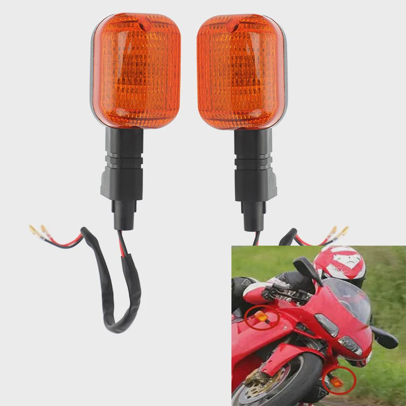 Motorfiets Knipperlichten Voor: Set van 2 of 4 Stuks - Indicator Lampjes voor Cagiva Mito 125 & Ducati 748