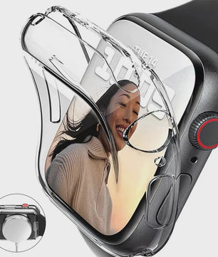Transparante Beschermhoes Case voor Apple Watch 45/44/41/40mm - Serie 8/7/SE/6/5/4/3