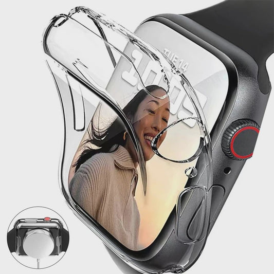 Transparante Beschermhoes Case voor Apple Watch 45/44/41/40mm - Serie 8/7/SE/6/5/4/3