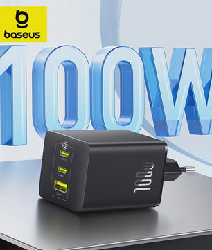 Baseus 100W GaN Snellader: Laad Laptop, Tablet & Telefoon Snel Op