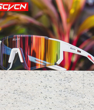 SCVCN Sportfietsbril voor Heren & Dames - UV400 Bescherming, Wielrennen, Mountainbiken & Outdoor