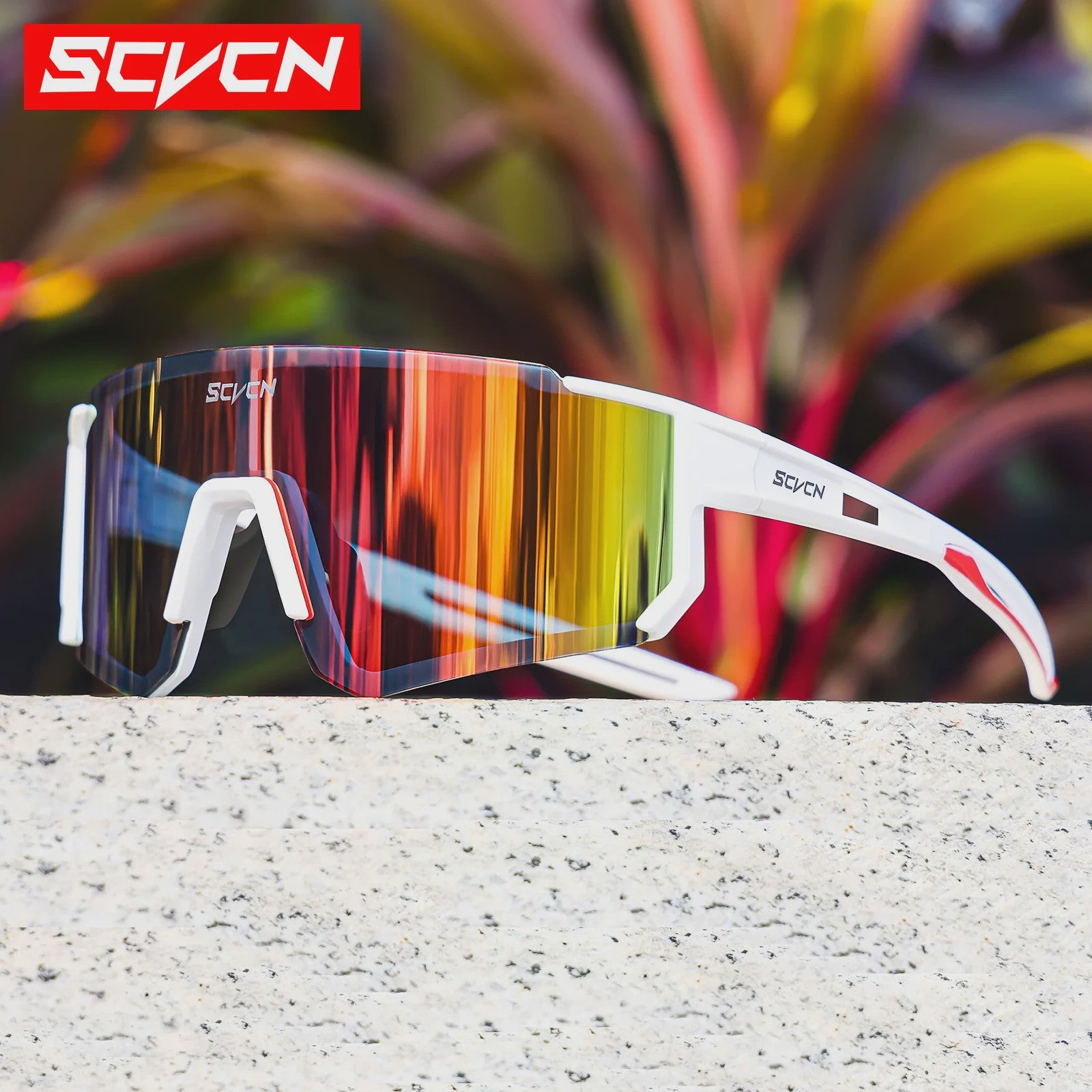 SCVCN Sportfietsbril voor Heren & Dames - UV400 Bescherming, Wielrennen, Mountainbiken & Outdoor