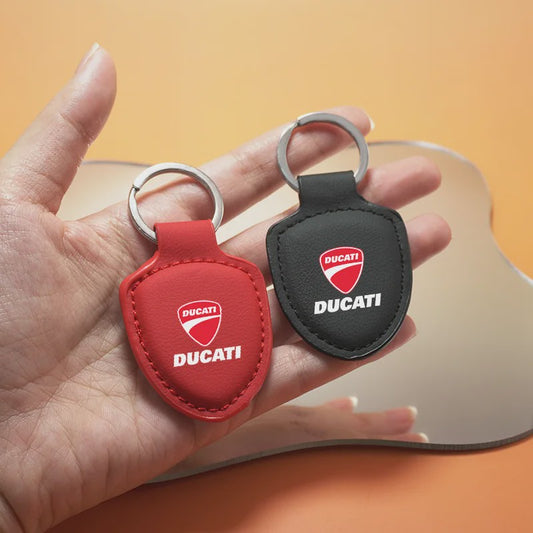 Leren Ducati Autosleutelhanger - Perfect voor Monster, Panigale & meer