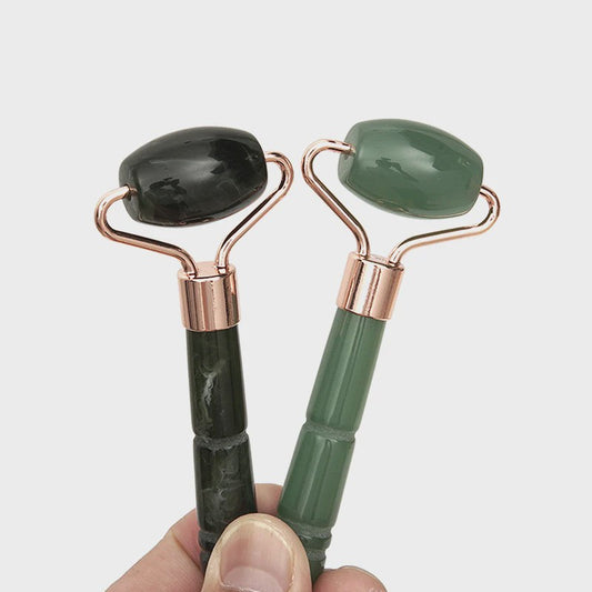Jade Gezichtsroller & Gua Sha Tool - Natuursteen Massage voor Huidverjonging & Facelift