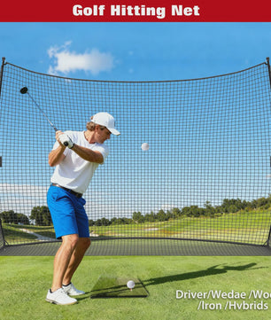 Golf Oefennet 305x217cm - Draagbaar Golf Net voor Achtertuin, Inclusief Draagtas