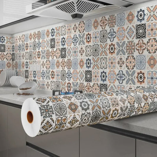 Zelfklevend Tegel Behang - Waterdicht & Hittebestendig PVC Muursticker voor Keuken en Meubels