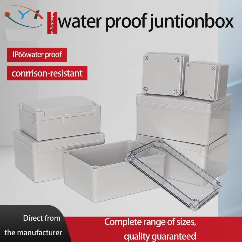 Waterdichte Kunststof Projectbehuizing IP66 - Robuuste Elektronica Behuizing voor Buiten