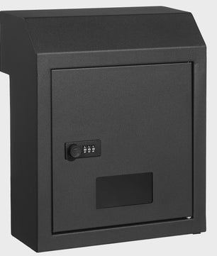 Robuuste Stalen Brievenbus met Sleutelkluis en Combinatieslot - Door-to-Door