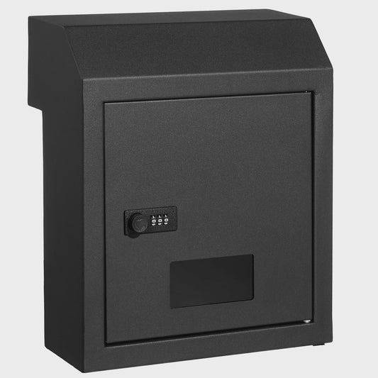 Robuuste Stalen Brievenbus met Sleutelkluis en Combinatieslot - Door-to-Door