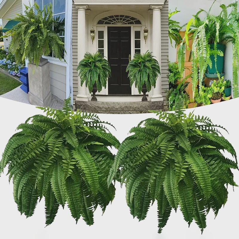 Kunstplant Boston Varen - Levenssechte Kunstvaren, UV-bestendig voor Buiten & Binnen Decoratie
