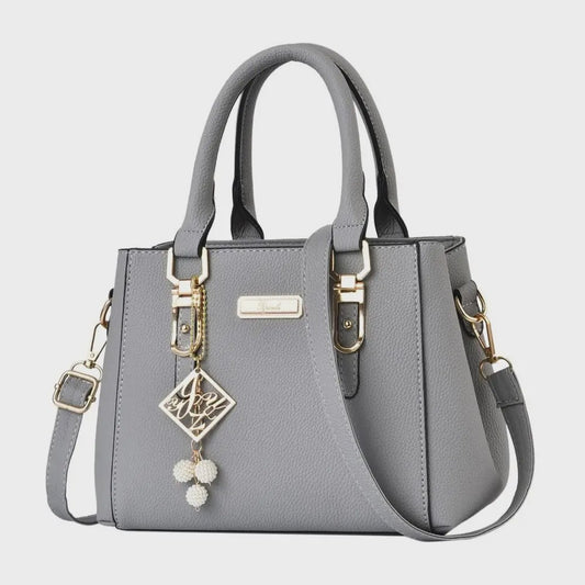 Luxe Leerlook Handtas Dames met Grote Capaciteit en Afneembare Schouderband
