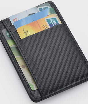 Slanke Minimalistische Portemonnee voor Heren - Creditcardhouder & Kaarthouder