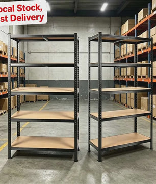 Robuuste 5-laags Metalen Stellingkast - 500kg Draagvermogen - Boutloos & Verstelbaar