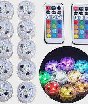 Waterdichte LED Lampjes op Batterijen met Afstandsbediening - 16 Kleuren