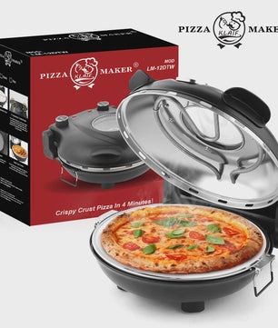 Klaif Elektrische Pizzaoven 420℃ - Snel, Crispy Pizza's in 10 Minuten