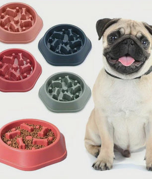 Honden voerbak slowfeeder anti-verstikking | Gezonde voeding