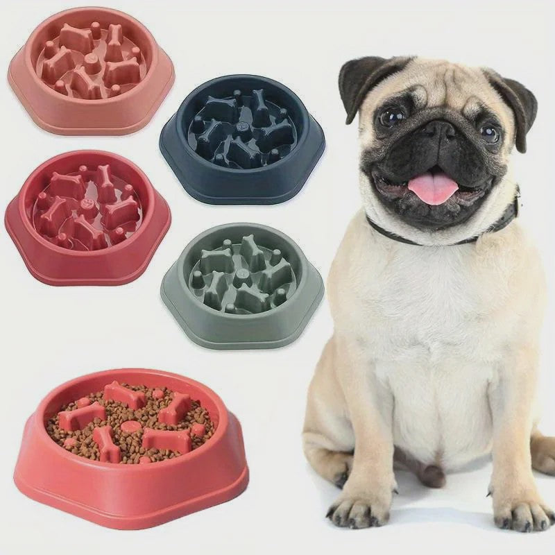 Honden voerbak slowfeeder anti-verstikking | Gezonde voeding