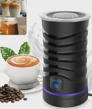4-in-1 Melkopschuimer & Warmer - 600ml - Voor Latte, Cappuccino & Warme Chocolademelk