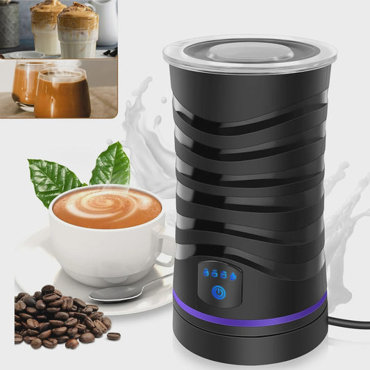 4-in-1 Melkopschuimer & Warmer - 600ml - Voor Latte, Cappuccino & Warme Chocolademelk